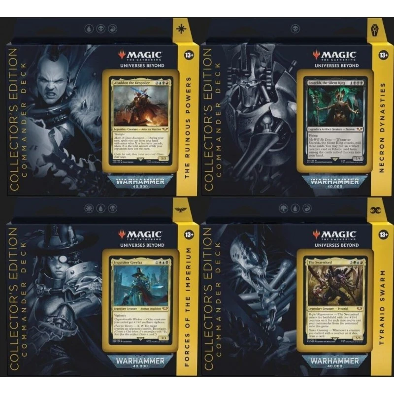Wizards Of The Coast DECK COMMANDER WARHAMMER 40K COLLECTOR 1 PARMIS 4