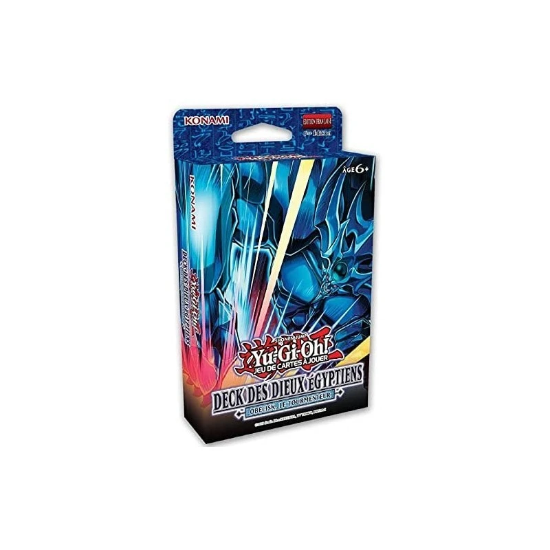 Konami DECK DE STRUCTURE DIEUX EGYPTIENS OBELISK (REPRINT 2023)