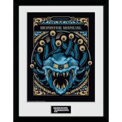 POSTER ENCADRE DONJONS & DRAGONS TYRANOEIL MONSTER MANUAL