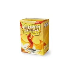 PROTEGE CARTES DRAGON SHIELD STANDARD MATTE JAUNE (X100)